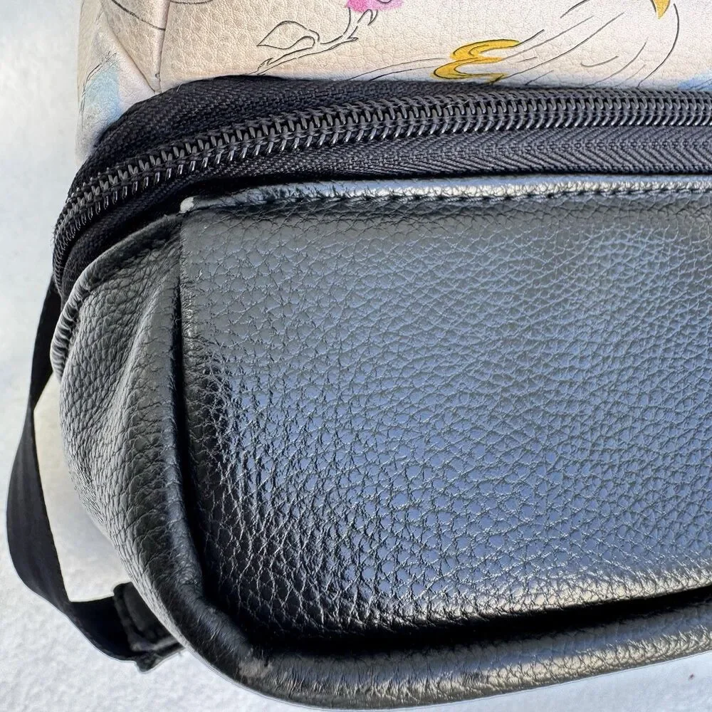 Petunia Pickle Bottom Disney Beauty and the Beast Boxy Backpack Diaper Bag w/pad